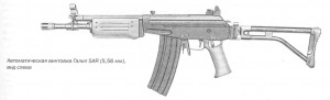 Автоматическая винтовка Галил SAR (5,56 мм), вид слева