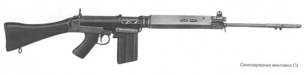 Самозарядные винтовки C1 и C1 A1, калибр 7,62 мм